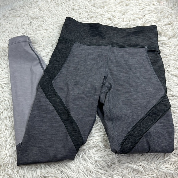 Lululemon Early Extension HR Tight *28" Heathered Black / Heathered Titanium - Picture 1 of 6